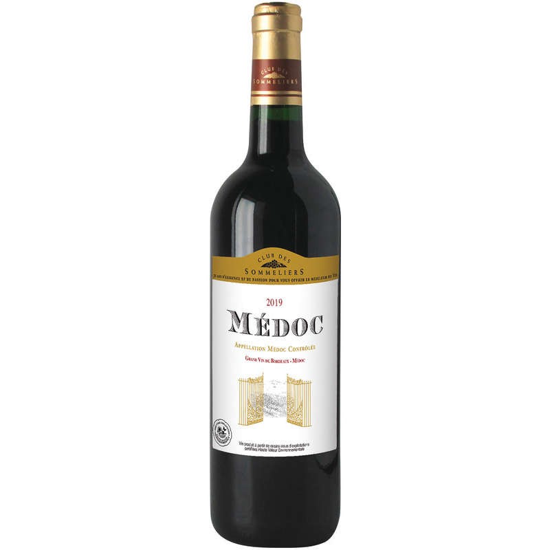 CLUB DES SOMMELIERS Médoc rouge 75cl CLUB DES SOMMELIERS Médoc rouge 75cl