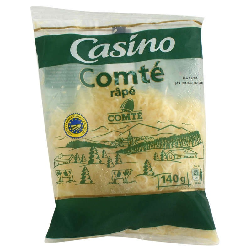 CASINO Comté râpé 140g CASINO Comté râpé 140g